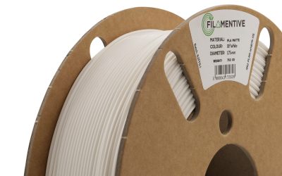 Off-White PLA Matte 3D Printer Filament