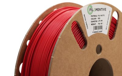 Red PLA Matte 3D Printer Filament