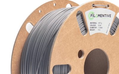 Silver PETG 3D Printer Filament