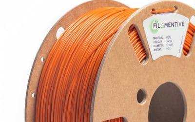 Orange PETG 3D Printer Filament – 1.75mm, 1 kg