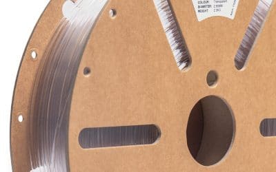 2.3kg Transparent PETG 3D Printer Filament