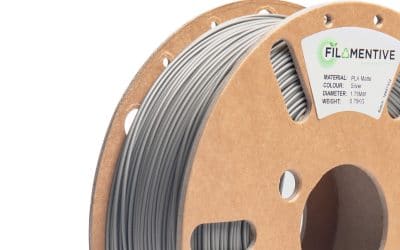 Silver PLA Matte 3D Printer Filament