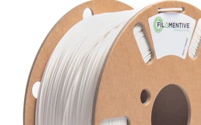 White PETG 3D Printer Filament