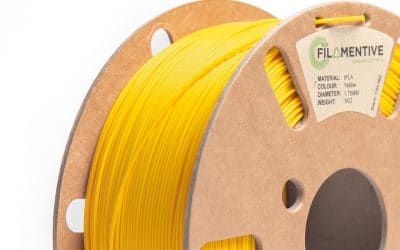 Yellow PLA 3D Printer Filament
