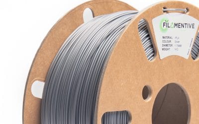 Silver PLA 3D Printer Filament