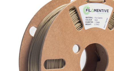 Gold PLA Cosmic 3D Printer Filament