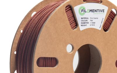 Red PLA Cosmic 3D Printer Filament