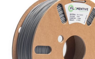 Silver PLA Cosmic 3D Printer Filament