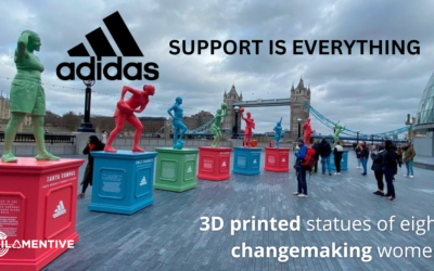 Filamentive PLA used for Adidas 3D printed statues in London