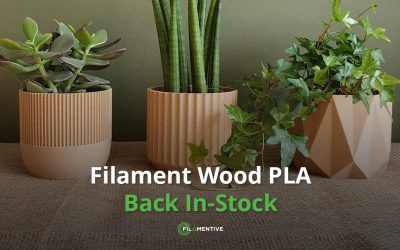 Wood PLA Filament UK: Now Back in Stock for your 3D Printing