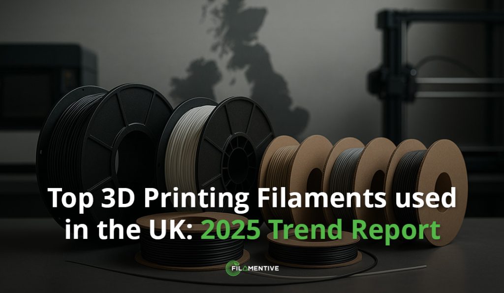 Top 3D Printing Filaments used in the UK: 2025 Trend Report
